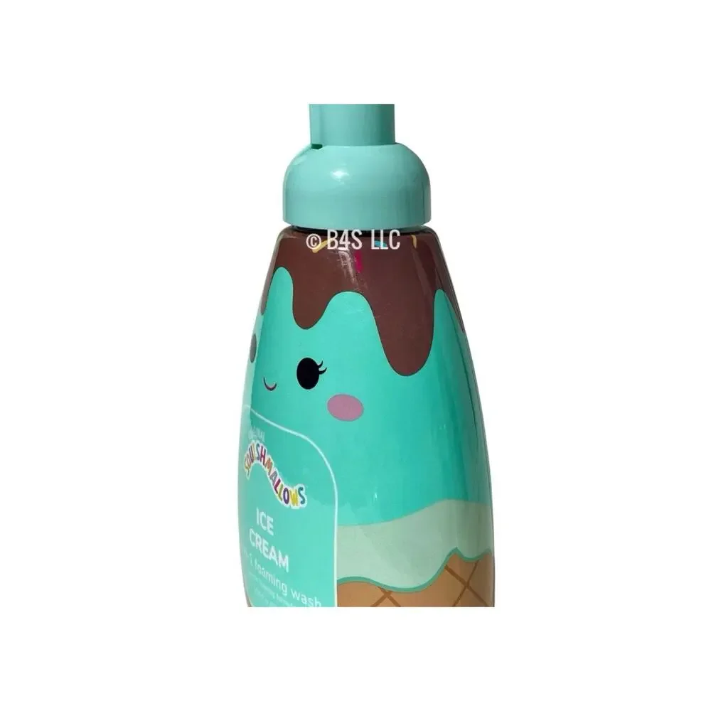 Squishmallows 3-in-1 Foaming Body Wash Ice Cream Scent 16.9oz Kids
